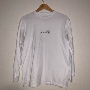 Vans white medium long sleeve